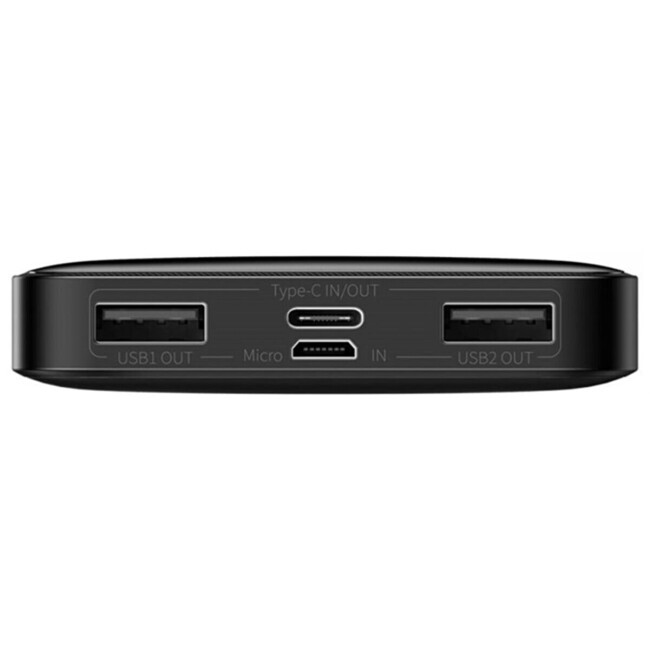 Baseus Bıpow 15W Hızlı Şarj 10000 Mah Led Göstergeli Powerbank - Siyah