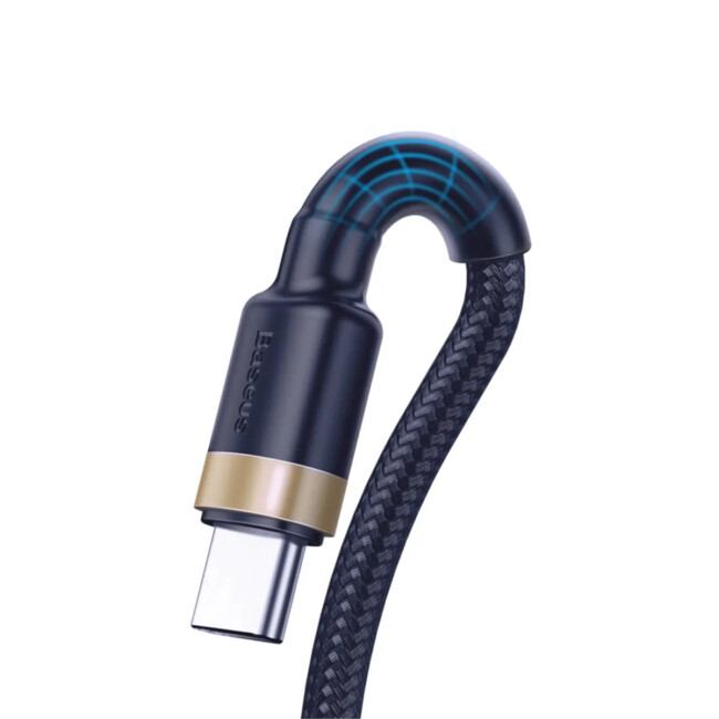 Baseus Cafule Specıal Edition Hw Type-C 5A 40W 1M.kablo Mavi+Gold