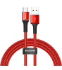 Baseus Halo 3A Micro Usb 1 M Şarj Kablosu Kirmizi