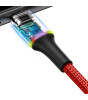 Baseus Halo 3A Micro Usb 1 M Şarj Kablosu Kirmizi