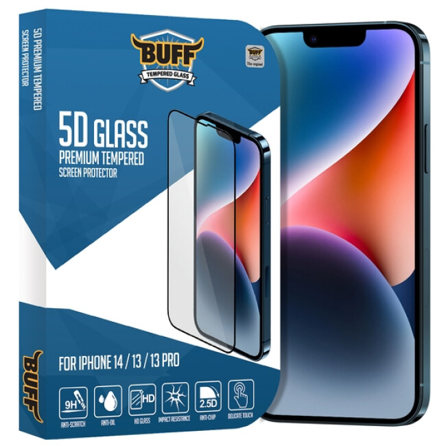 Buff Iphone 14/13/13 Pro 5D Glass Ekran Koruyucu