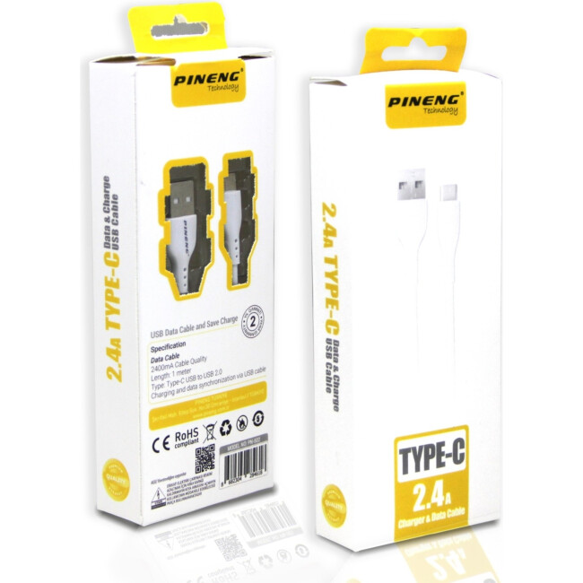Pineng 2.4 Mah Type-C Kablo
