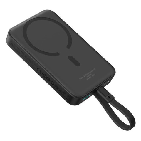 Baseus Magsafe Mini Type-C Kablolu Wireless Powerbank 10.000 Mah 30W-Siyah