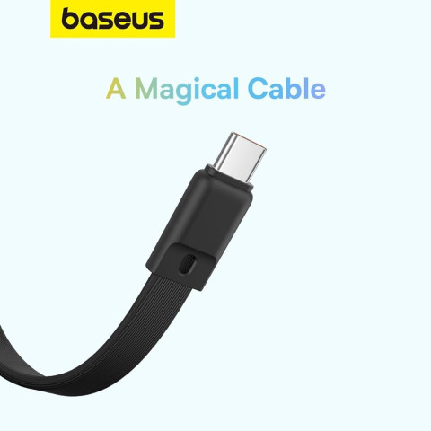 Baseus Magsafe Mini Type-C Kablolu Wireless Powerbank 10.000 Mah 30W-Siyah